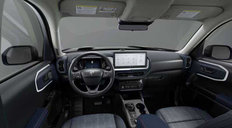 A cockpit view of the 2026 Ford Bronco Sport Heritage