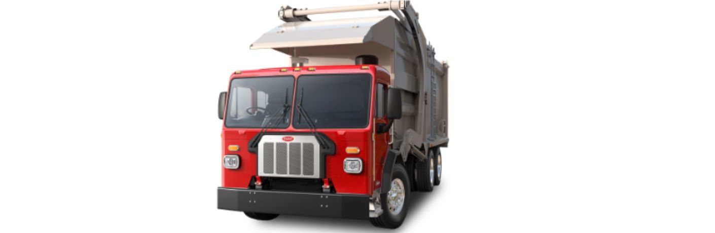 Peterbilt truck exterior front look