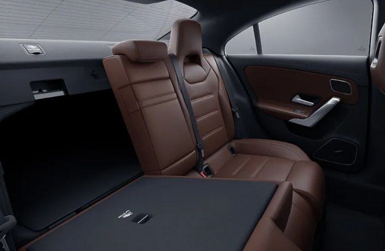 rear seat of the 2025 Mercedes-Benz CLA 250 Coupe
