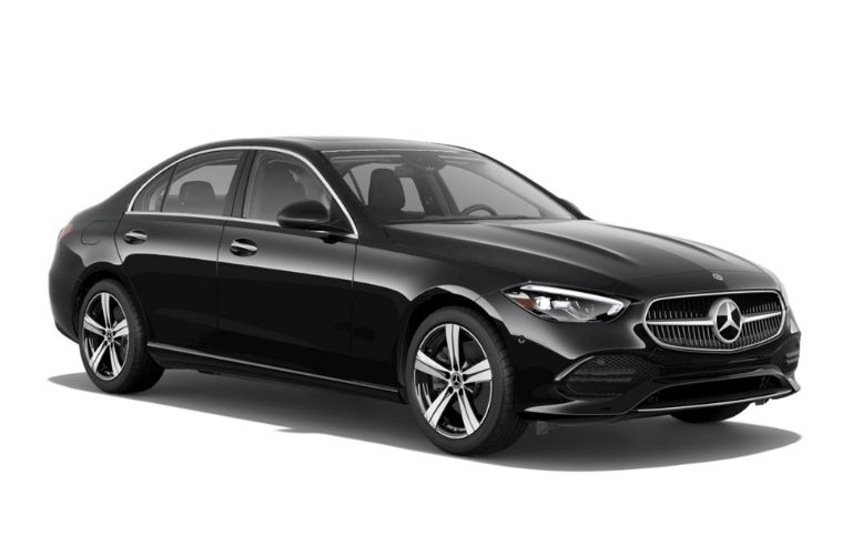 diagonal front view image of the 2025 Mercedes-Benz C 300 Sedan