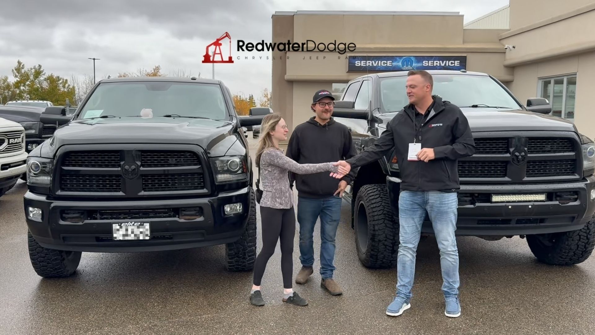 Maddy, Todd and Matt on Delivery Day