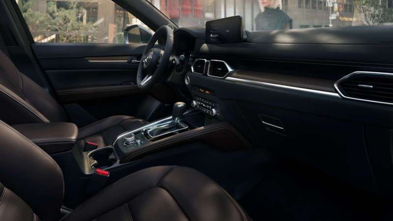 The cockpit of the 2025 CX-5