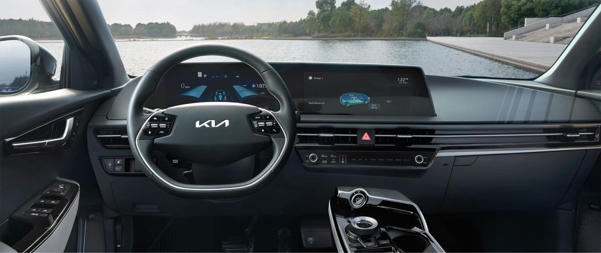 2024 Kia EV6 Dual Displays