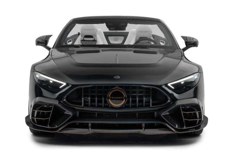 A front exterior view of the Mercedes-Benz SL-Class Mansory
