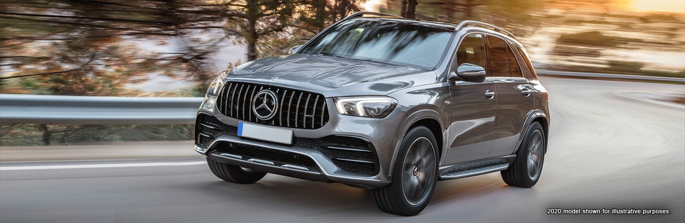 2021 Mercedes-AMG GLE on a road