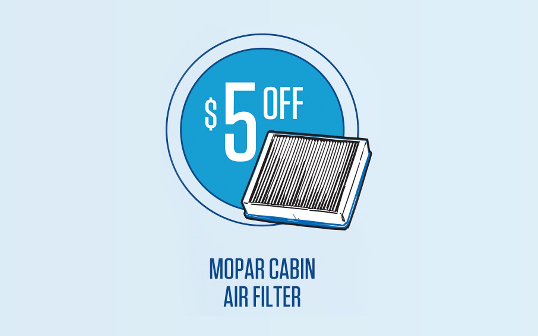 Mopar Cabin/Engine Air Filter