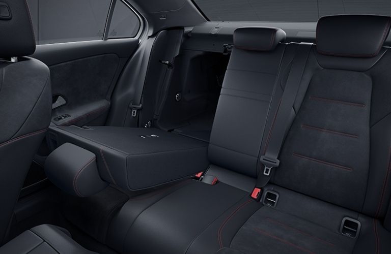 2022 MB A 220 Sedan rear seats