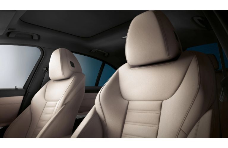 2020 BMW 3 Series interior leather seats 2019 model shown