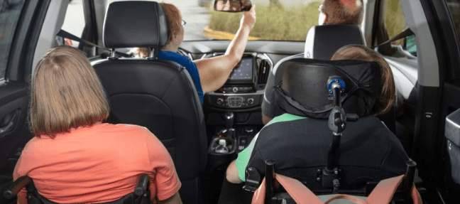 Braun Chevy Traverse Interior