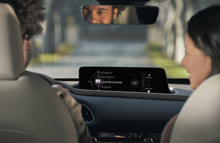 dashboard view of the 2025 Mazda CX-30