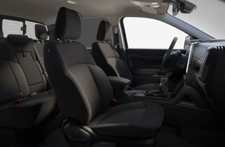 2025 Ford Ranger XLT seating side view