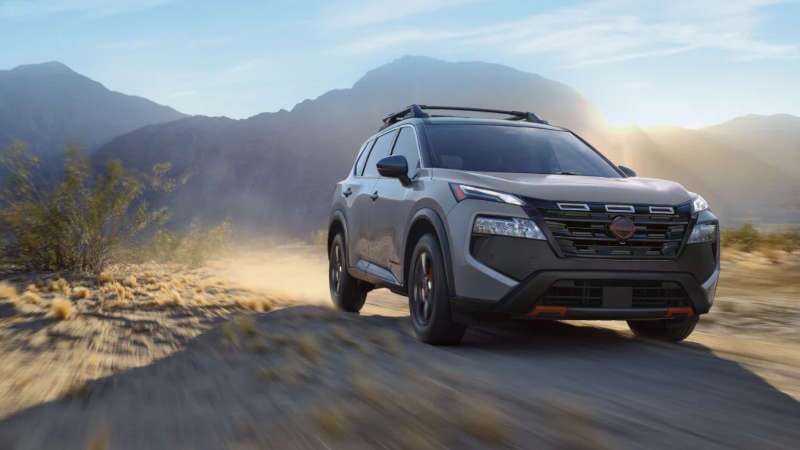 A front exterior view of the 2025 Nissan Rogue
