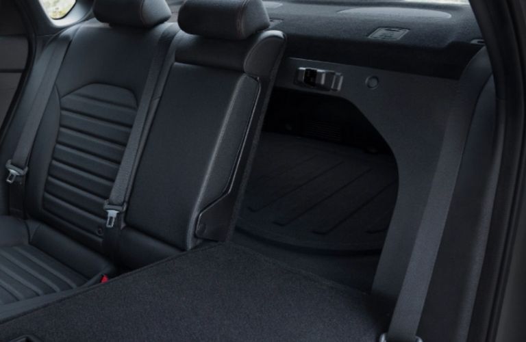 rear seat view of the 2022 Kia Forte