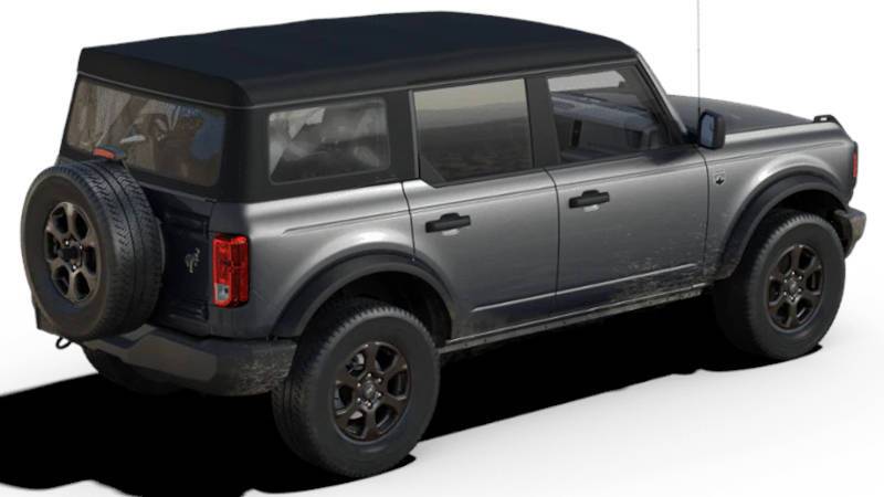 A rear quarter view of the 2025 Ford Bronco Big Bend.