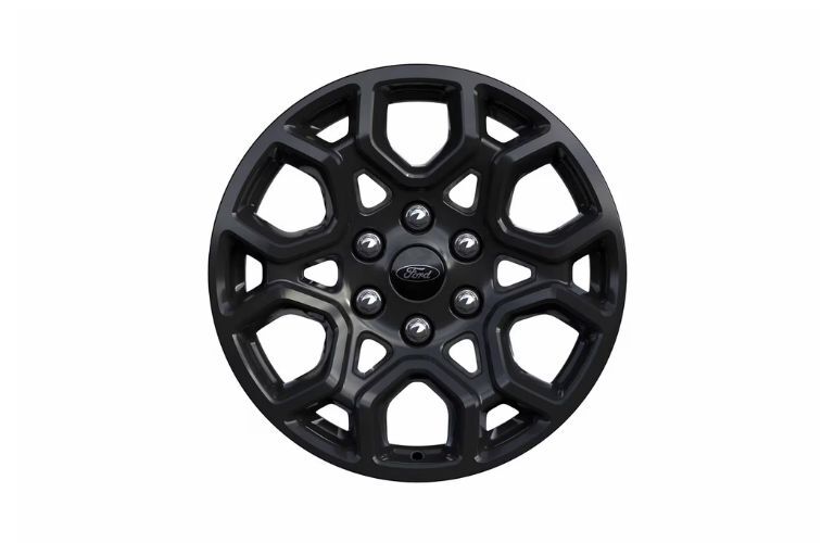 2026 Ford F-150 STX black wheels on white