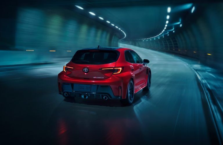 rear view of the 2025 Toyota GR Corolla