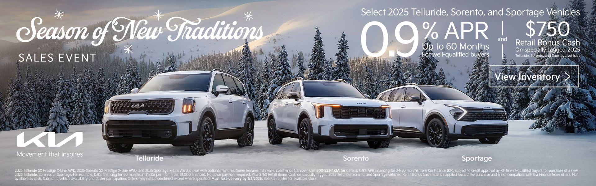 2025 Season of New Traditions