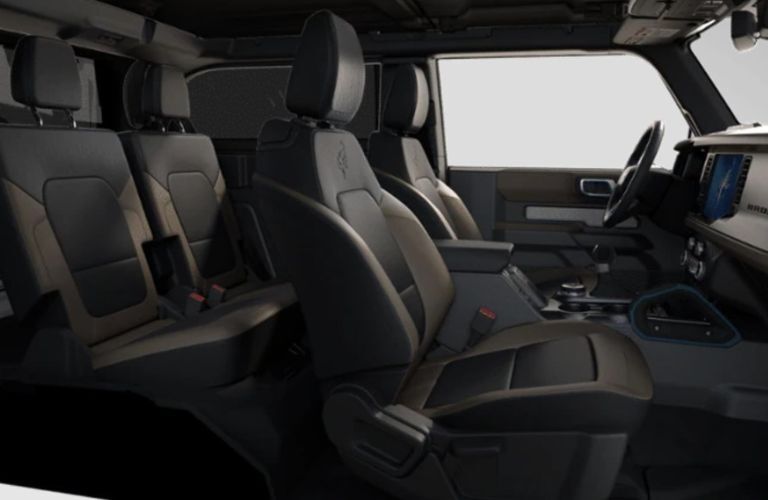 2024 Ford Bronco Wildtrak seating side view