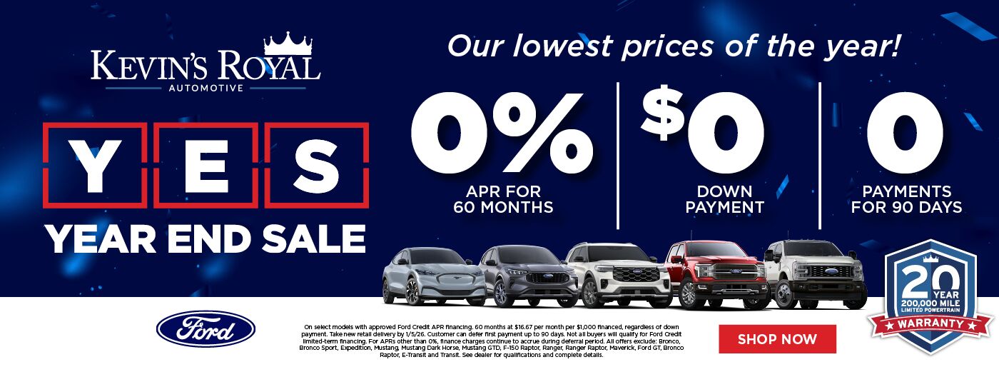 Year End Sale - Ford