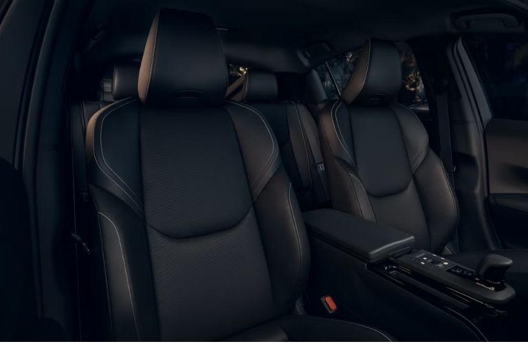 interior seating in the 2027 Toyota Prius