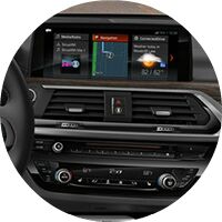 2019 BMW X3 center touchscreen display