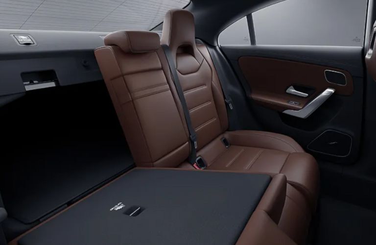 rear seat view of the 2026 Mercedes-Benz CLA 250 4MATIC® Coupe