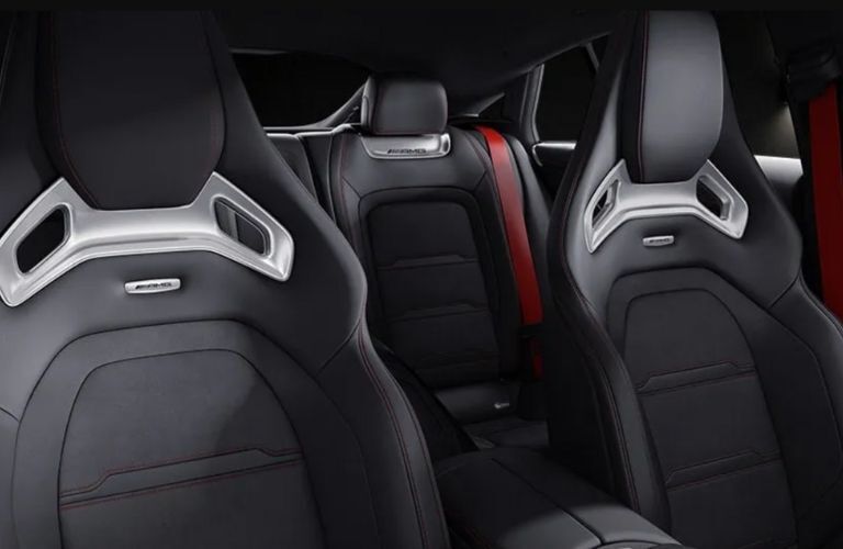 rear seat view of the 2024 Mercedes-AMG GT 43 4-Door Coupe