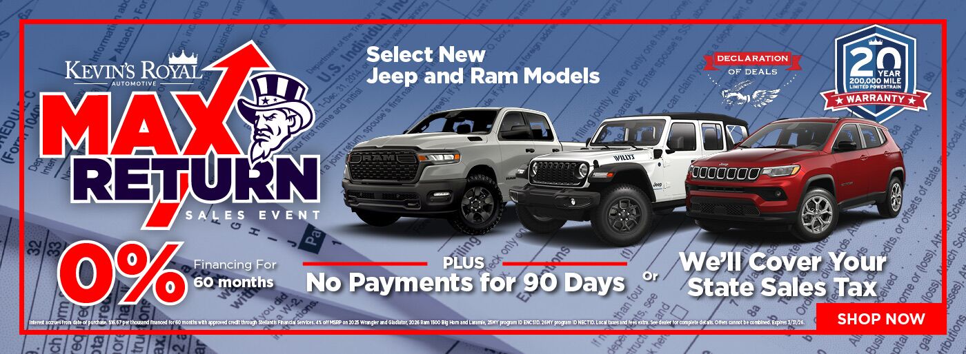 Max Return - Jeep/Ram