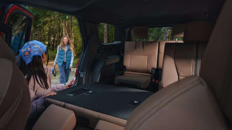 The rear seating of the 2026 Toyota 4Runner