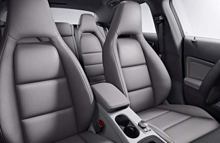Front seats of the 2018 Mercedes-Benz CLA