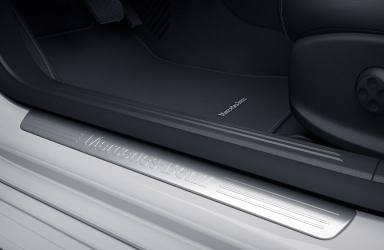 Door sill in the  2023 Mercedes-Benz CLA 250 4MATIC® Coupe