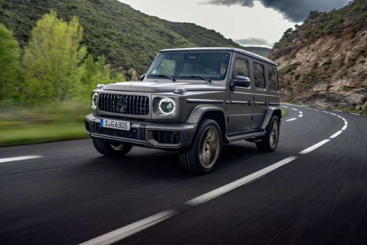 2025 Mercedes-Benz G-Class on the road