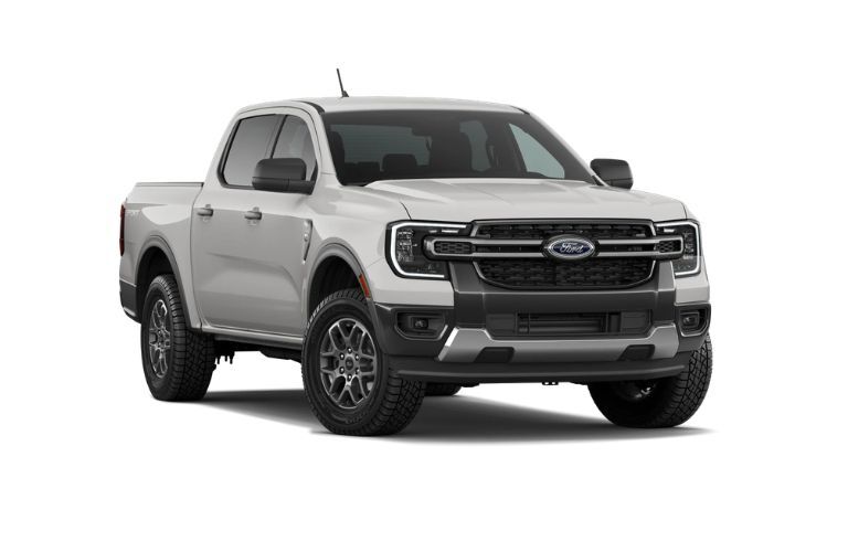2026 Ford Ranger XLT front view on white