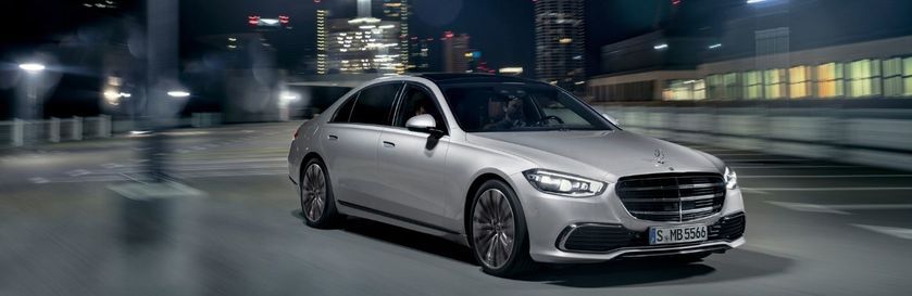 2021 MB S-Class exterior front fascia passenger side