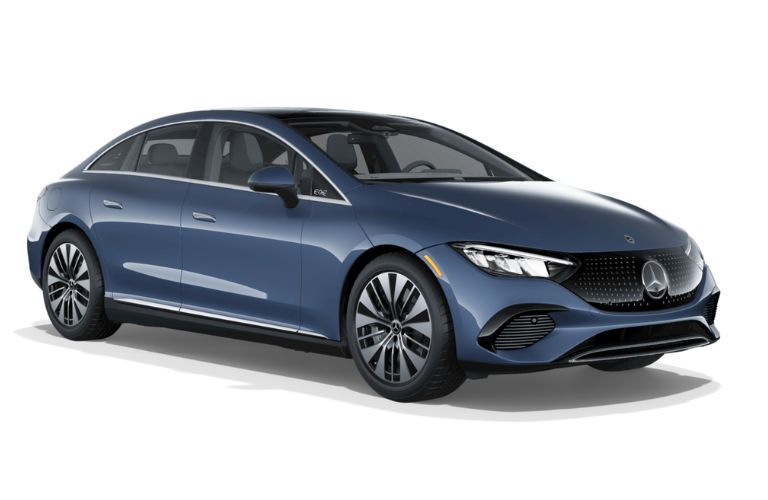 diagonal front view image of the 2024 Mercedes-Benz EQE 350 4MATIC® Sedan