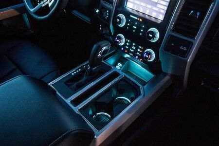 Ice Blue interior Ambient Lighting of 2019 Ford F-150