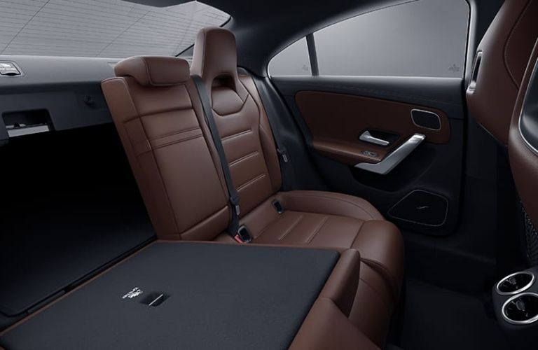 2022 MB CLA 250 Coupe rear seat