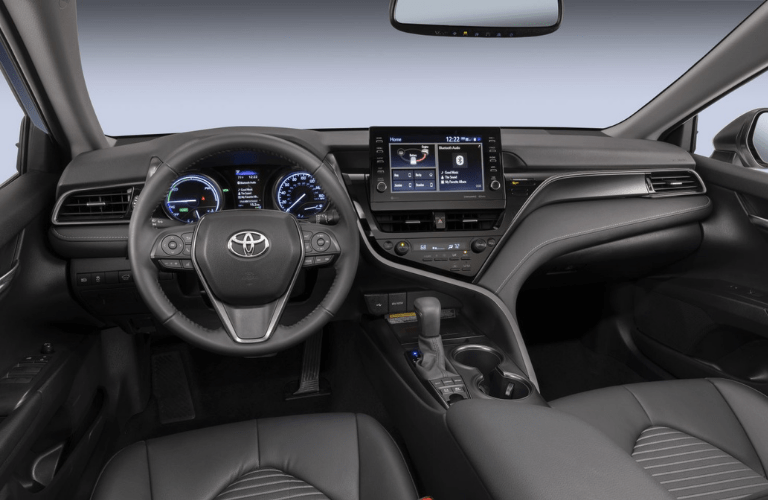 2023 Toyota Camry steering wheel and interior