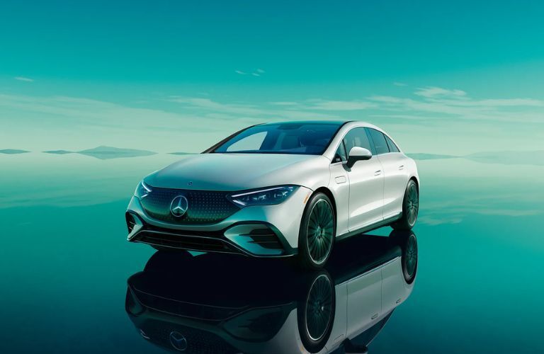 2025 Mercedes-Benz EQE 350+ SUV exterior front side view