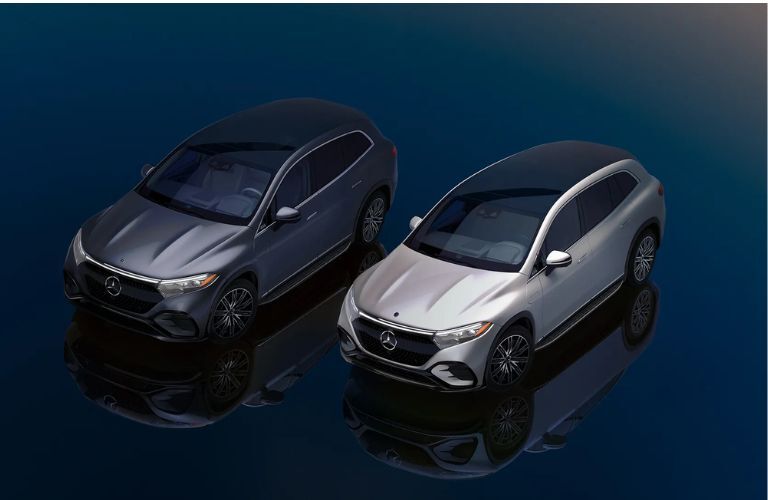 Two 2025 Mercedes-Benz EQS Sedan side by side