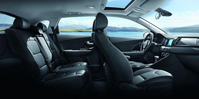 Kia Niro Seating cutaway