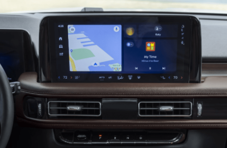 2025 Lincoln Aviator infotainment screen