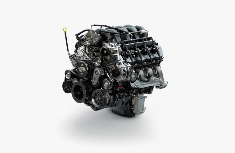 2026 Ford Super Duty Platinum engine on white