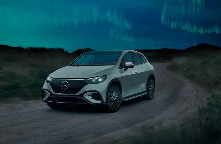 2023 Mercedes-Benz EQE on a road