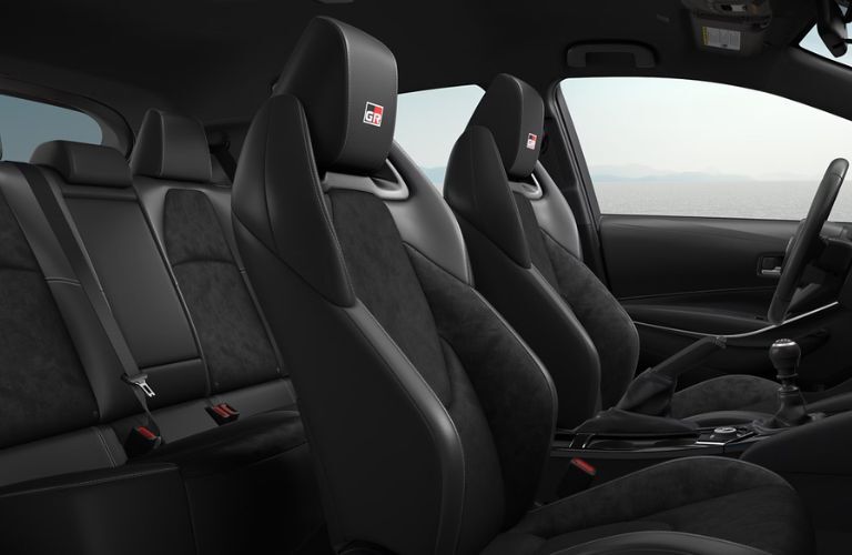 seating in the 2024 Toyota GR Corolla