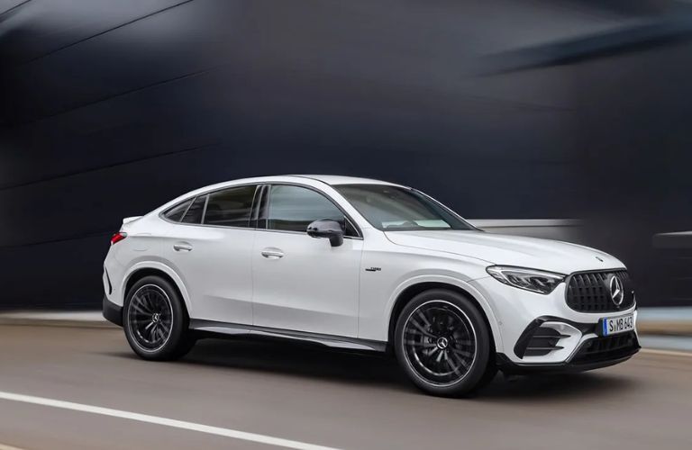 2023 Mercedes-Benz AMG GLC 43 Coupe on the road