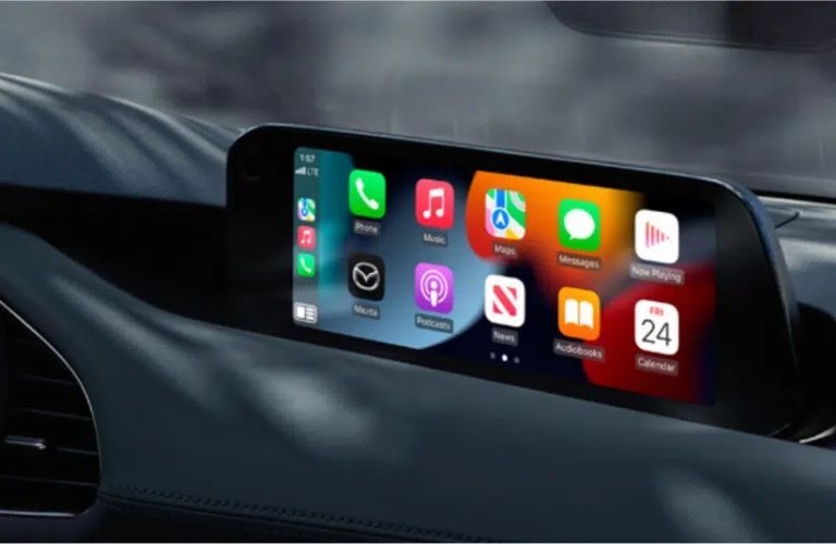 Dashboard View of the 2023 Mazda3 sedan