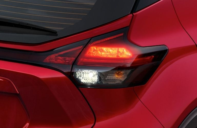 View of the LED headlights in the 2022 Nissan Kicks