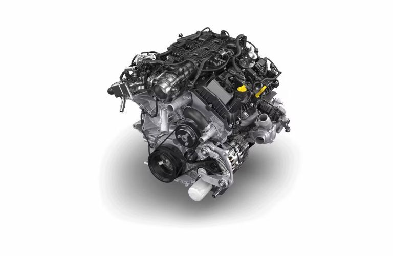 2026 Ford F-150 XLT engine on white