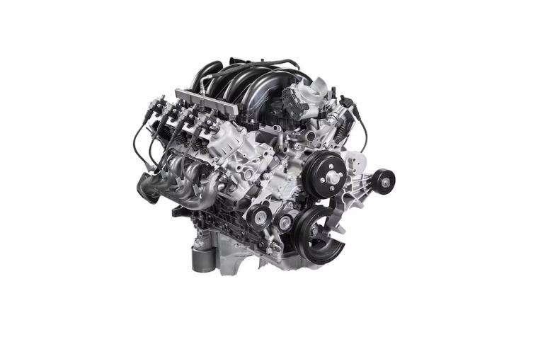 2027 Ford E-Series Cutaway E-350 SRW engine on white
